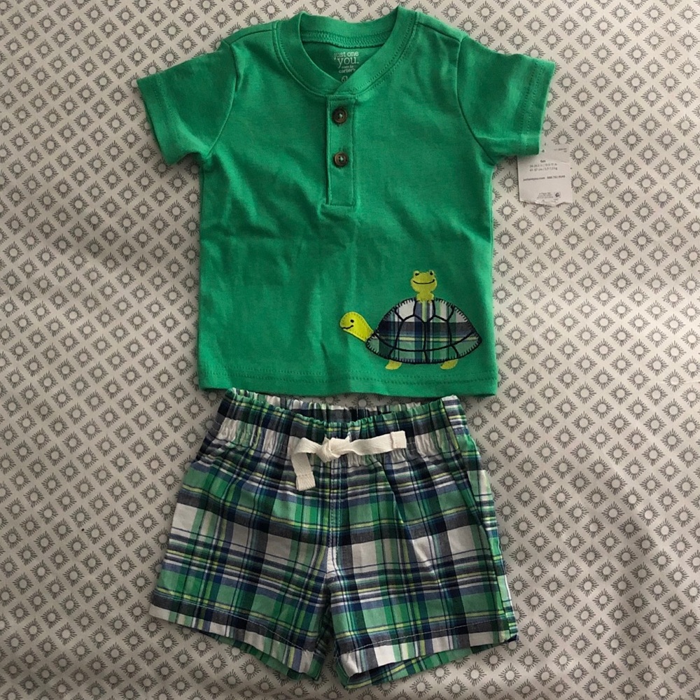 Baby boy 2 piece short set